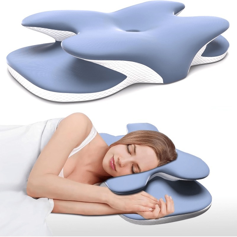 Memory Foam Orthopedic Pillow Neck Pain - 1 قطعة وسادة عنق الرحم رغوة