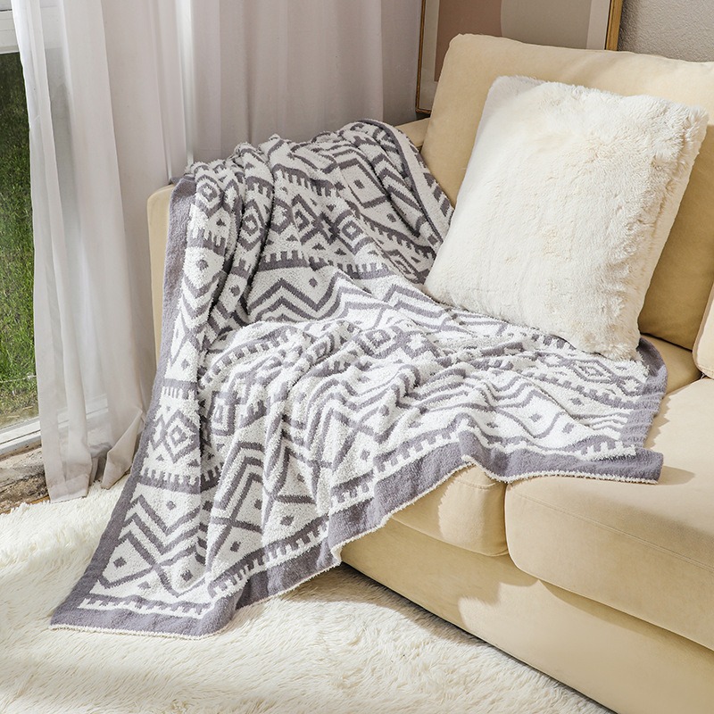بطانية بوهو جديدة محبوكة مع شر - مراجعة Boho Throw Blanket Fringe وسعره