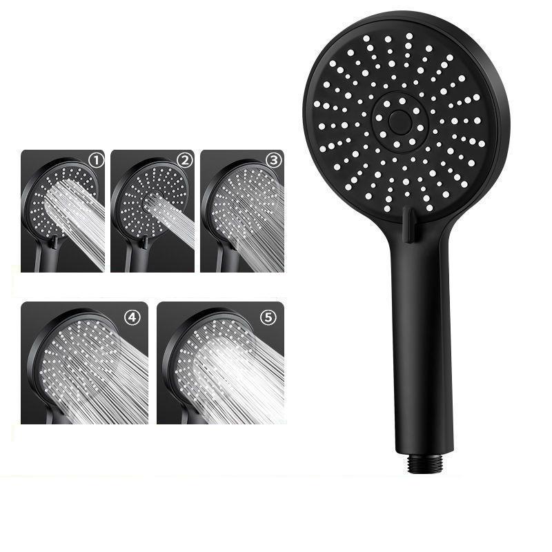رأس دش أسود بخمسة أوضاع، قابل  - مراجعة High Pressure Shower Head Handheld وسعره