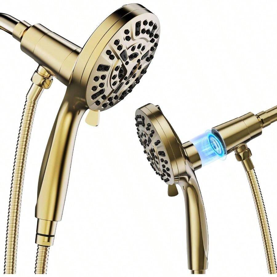 رأس دش يدوي عالي الضغط بـ 10 ا - مراجعة High Pressure Shower Head Handheld وسعره
