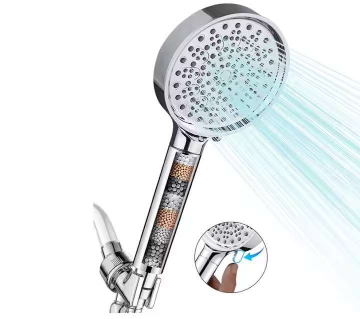 رأس دش مياه الأمطار عالي الضغط - مراجعة High Pressure Shower Head Handheld وسعره
