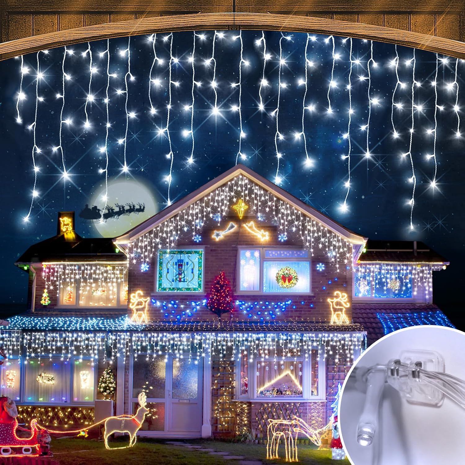 أضواء زينة عيد الميلاد الخارجي - مراجعة Lighting وسعره