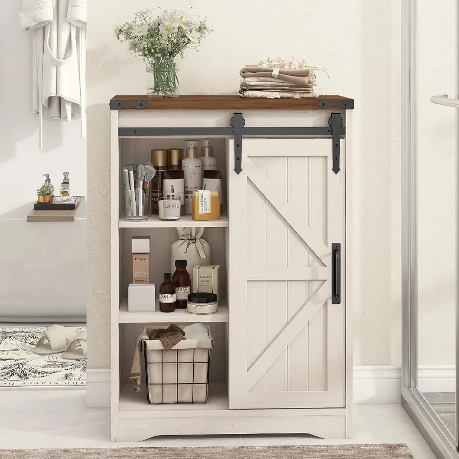 خزانة تخزين للحمام بتصميم ريفي - مراجعة Kitchen وسعره