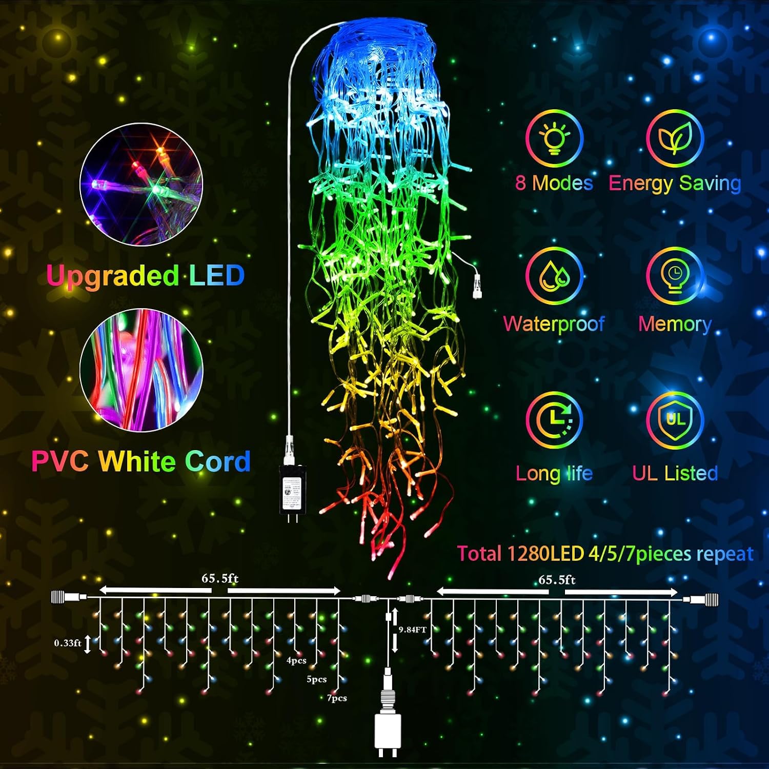 1280 مصباح LED على شكل سلسلة ل - مراجعة Lighting وسعره