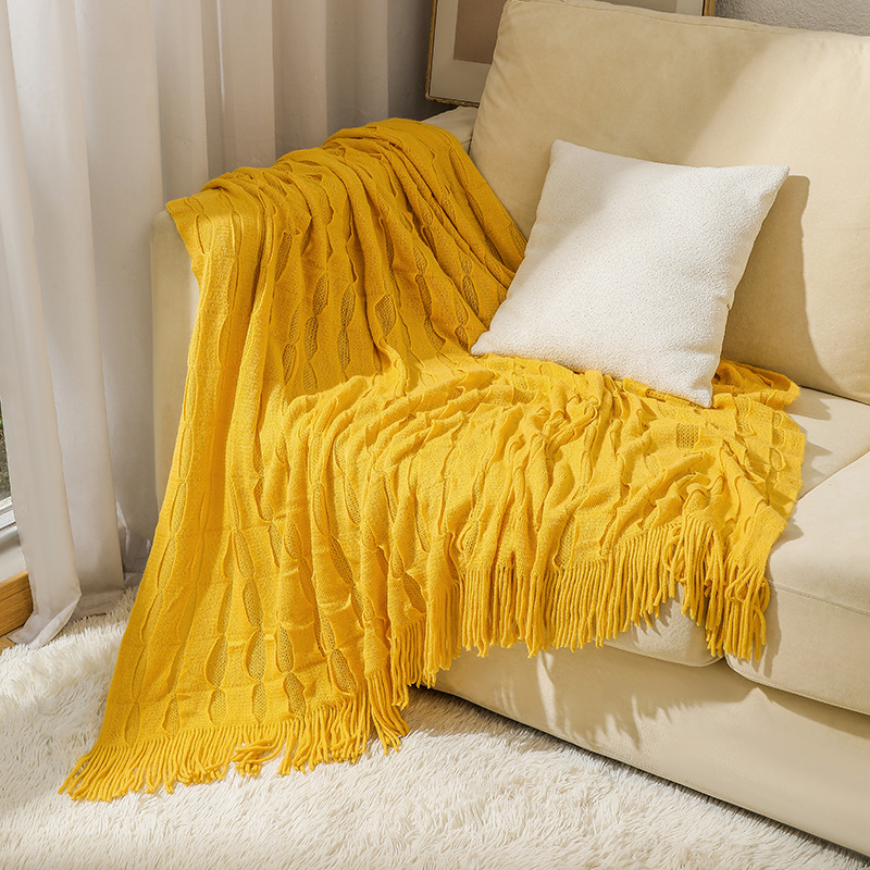 بطانية محبوكة جديدة لتدفئة مري - مراجعة Boho Throw Blanket Fringe وسعره