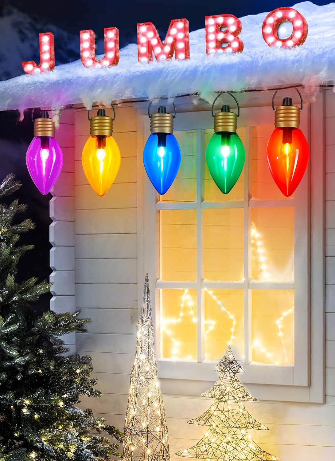 أضواء مسار عيد الميلاد الخارجي - مراجعة Lighting وسعره