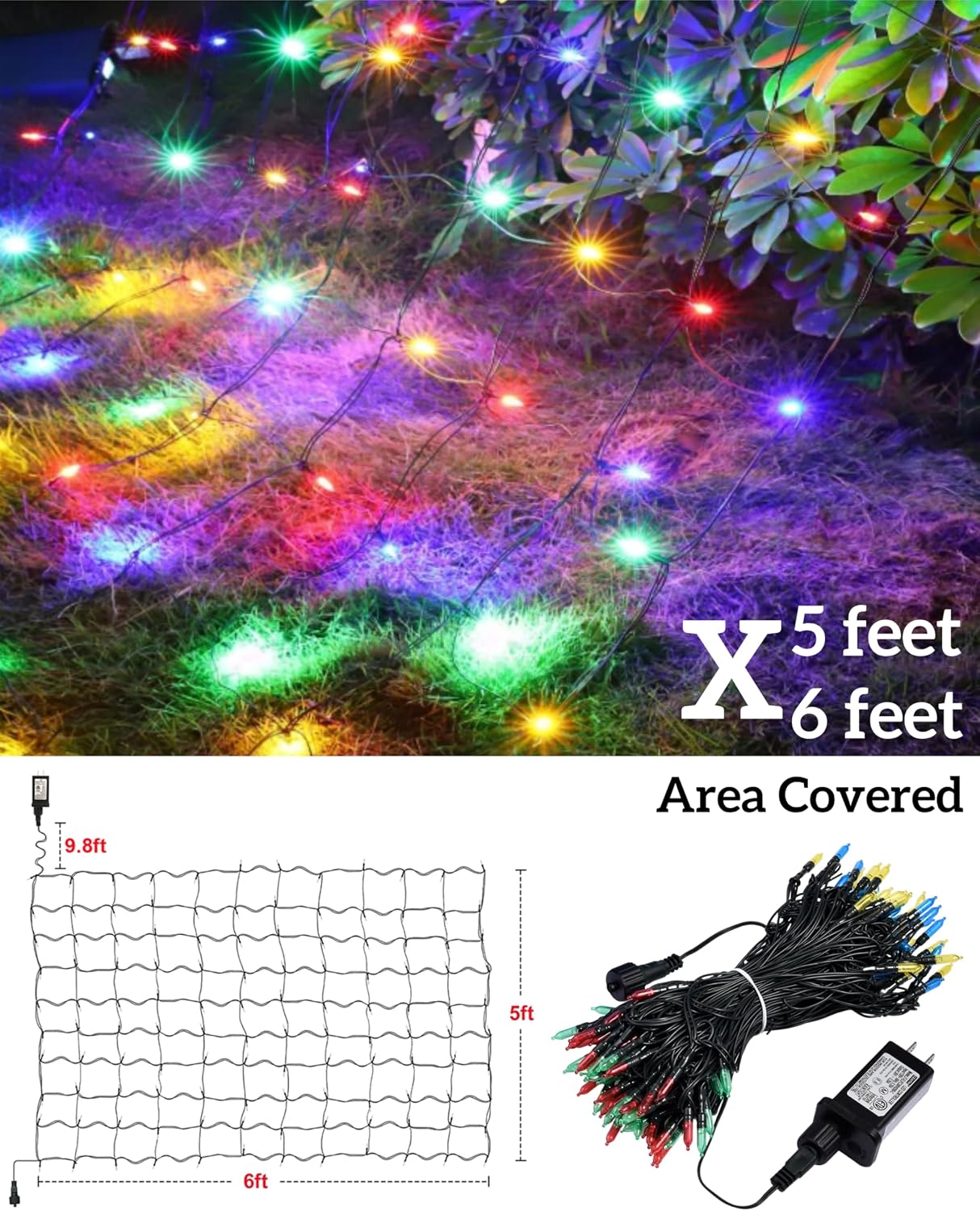 أضواء شبكية LED للكريسماس قابل - مراجعة Lighting وسعره