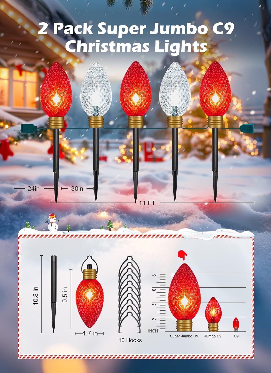 مجموعة أضواء عيد الميلاد على ش - مراجعة Lighting وسعره