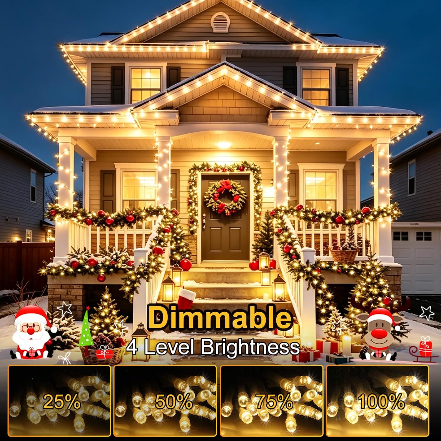 أضواء زينة عيد الميلاد للاستخد - مراجعة Lighting وسعره