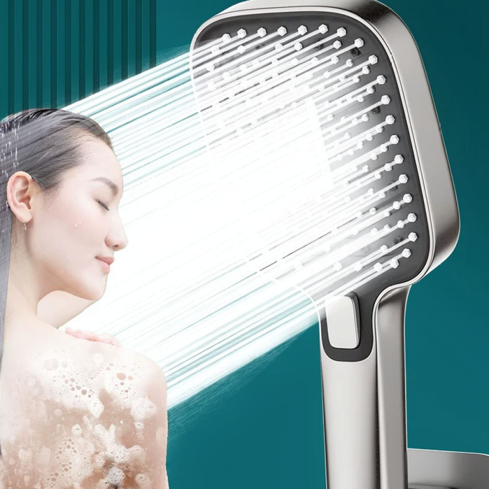 رأس دش عالي الضغط، فوهة مطرية  - مراجعة High Pressure Shower Head Handheld وسعره