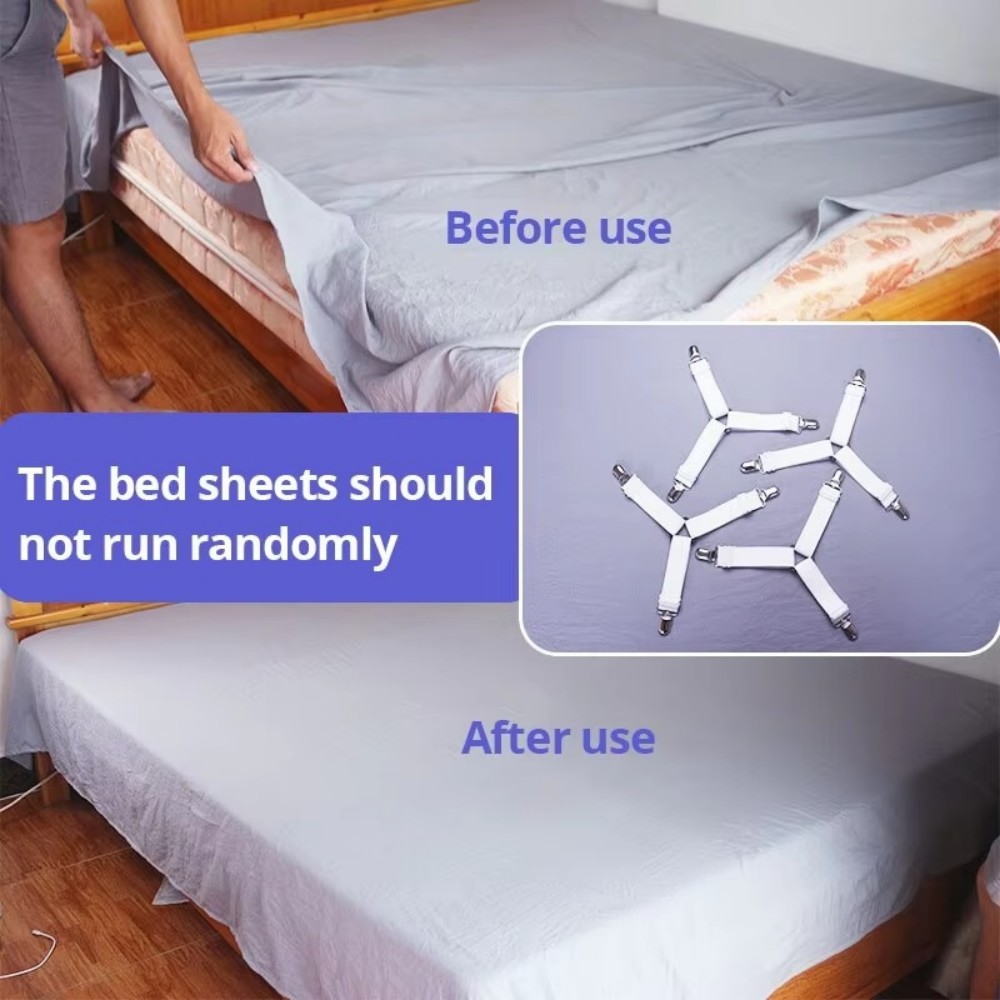 4 قطع/مجموعة من مشابك تثبيت أغ - مراجعة Waterproof Mattress Protector Breathable وسعره