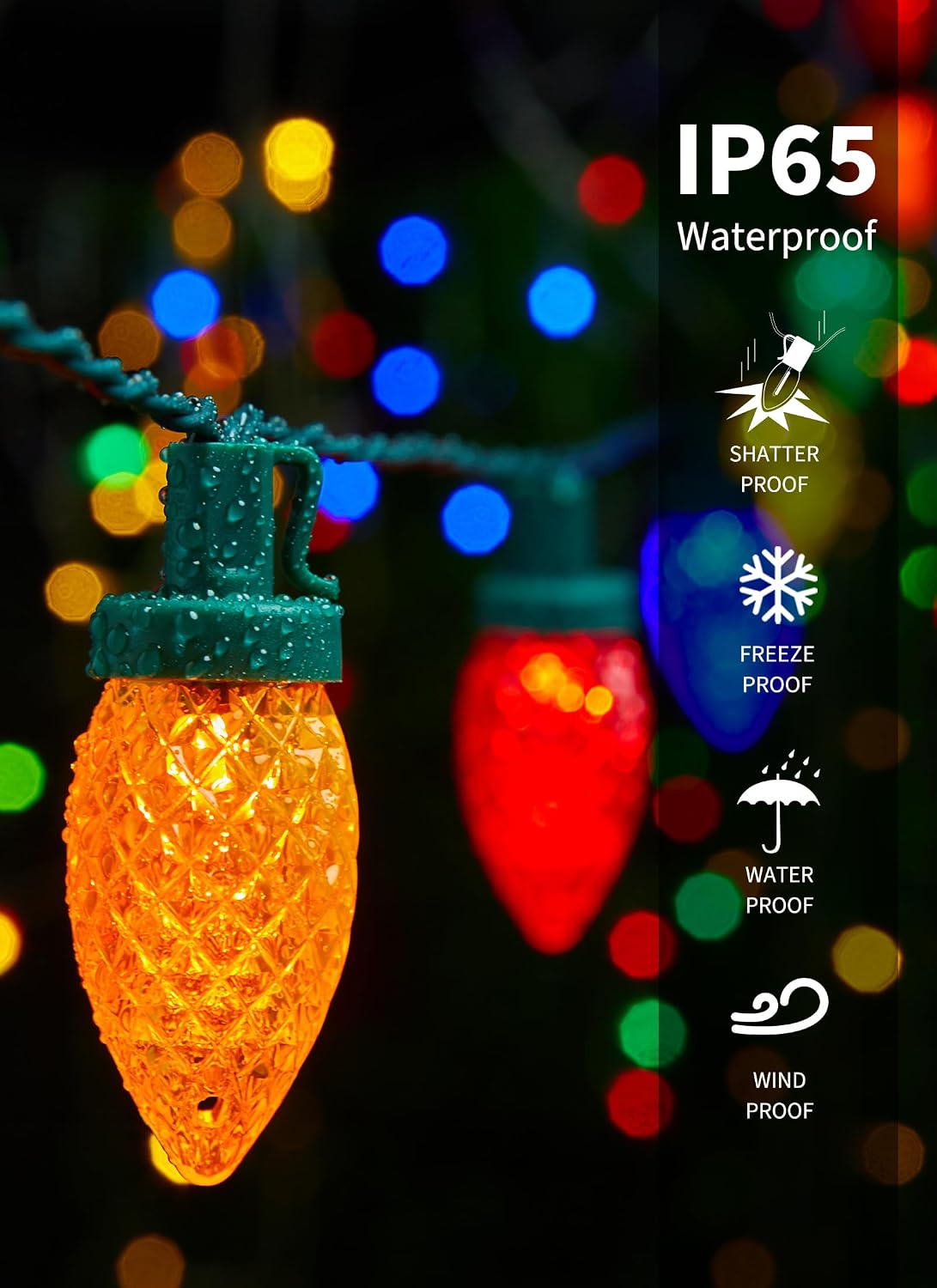 مجموعة أضواء عيد الميلاد الخار - مراجعة Lighting وسعره
