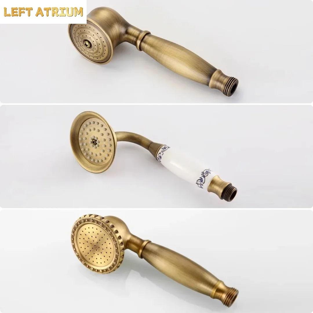 رأس دش يدوي للحمام بلون ذهبي و - مراجعة High Pressure Shower Head Handheld وسعره